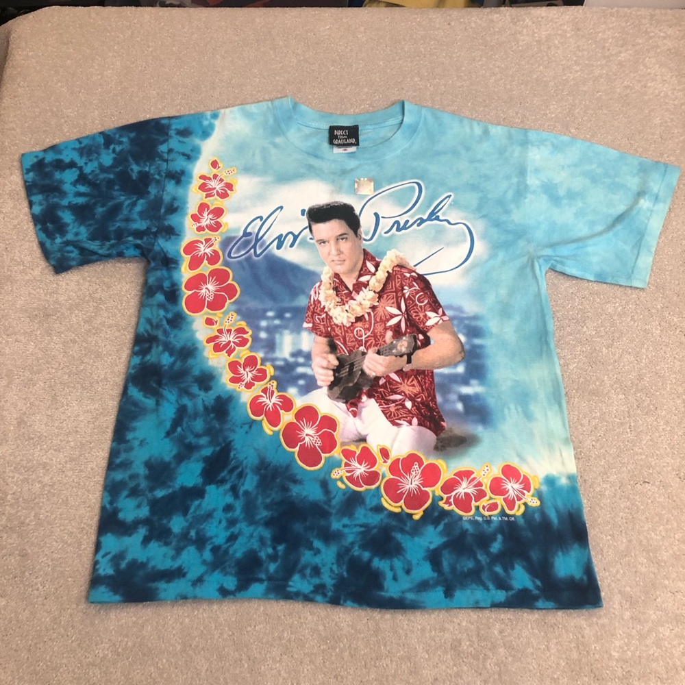 Elvis Presley Blue Hawaii Tie Dye Shirt - Direct From Graceland